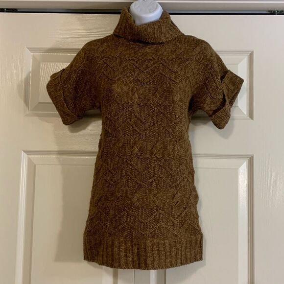Derek heart. junior, knit short sleeves turtleneck sweater, medium - Picture 1 of 14